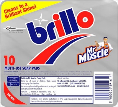 Johnson Brillo Pads X 10 