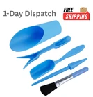 Abvsdu 5 Pcs Mini Garden Tool Set Succulent Transplanting Tools Plastic Kit