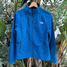 The North Face Women’s Apex Softshell Jacket Blue Floral Zip Medium
