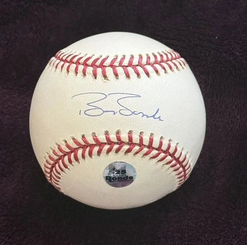 Barry Bonds Signed Baseball ReggieJackson & Barry Bonds COA Holograms Giants