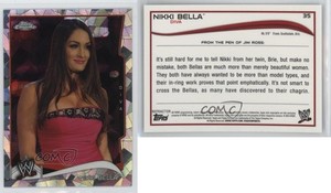 2014 Topps Chrome WWE Atomic Refractor Nikki Bella #35
