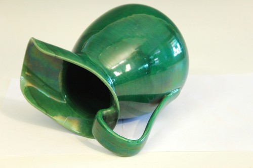 Ancien vase pichet poterie Awaji arts et métiers art nouveau Danto Minpei - Photo 4/10