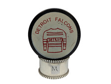 Vintage Detroit Falcons NHL Commemorative Defunct Team Name Hockey Puck
