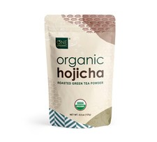 ONE ORGANIC Hojicha Roasted Green Tea Powder 4.4 oz 125g 