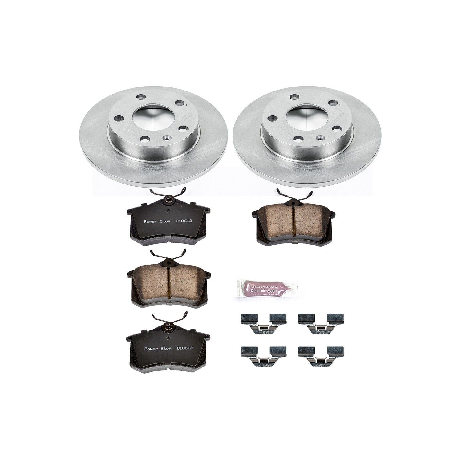 PowerStop KOE3129 Disc Brake Kit For 02-06 Audi A4 A4 Quattro