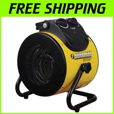 Electric Forced Air Heater, 5,120 BTU with Adjustable Stand & Safety Features