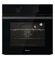 Hisense BI62020ABGUK Built in 60L Electric Single Oven Black 530x595x595 mm