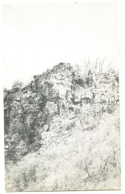 Cumberland Md Lovers Leap Atop Wills Mt in Narrows Vintage Postcard Maryland