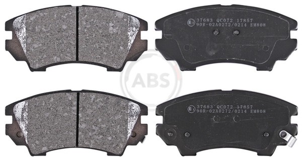 A.B.S. Bremsbelagsatz Scheibenbremse 37683 FüR Chevrolet Saab Vauxhall Opel G09-image