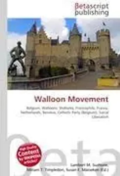 Lambert M. Surhone (U. A.) | Walloon Movement | Taschenbuch | Englisch (2026)-image