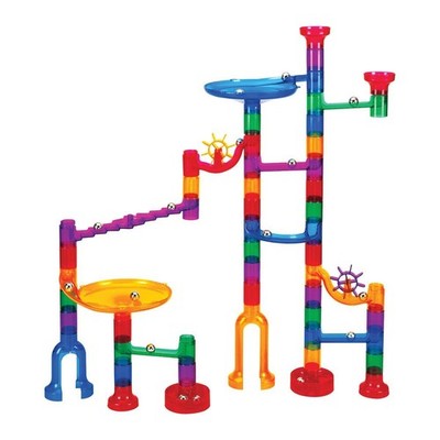 Edushape Transparent Marble Run - 48 Piece