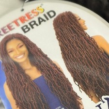 FreeTress Braid 3X Bona Loc 24" Synthetic Crochet Hair Extensions Color 4 Brown