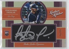 2019 Panini Leather & Lumber 15/25 Fernando Tatis Jr #140 Auto 07o4