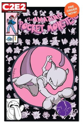 C2e2 FAME: SATASHI TAJIRI THE AMAZING POCKET MONSTERS Mewtwo Cover Ltd 151