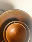 Vintage Copper Bowls Set with Handles - Collectible Copper Metalware Bowl Set — photo 3
