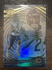 2023 Illusions Football DJ Moore Base Error Non Auto Back Misprint Bears #18