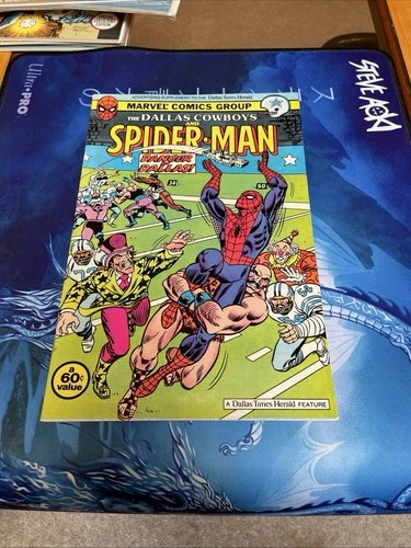 NFL Dallas Cowboys and Spider-Man 1983 Marvel Comic Promotion Collectors Vintage
