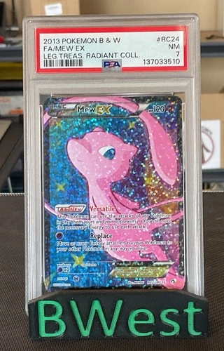 PSA 7 Mew EX RC24 Legendary Treasures Radiant Collection Pokemon TCG RC24/RC25
