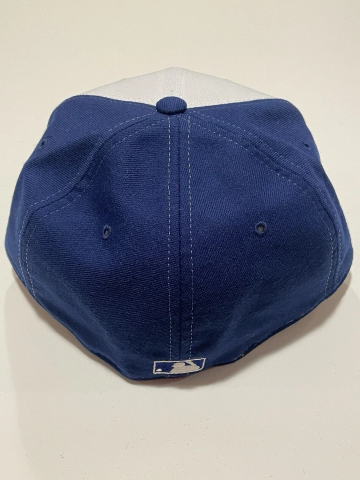 Vintage New Era Toronto Blue Jays Fitted Cap Hat 7 3/8 5950 Diamond Collection - Image 4 of 4