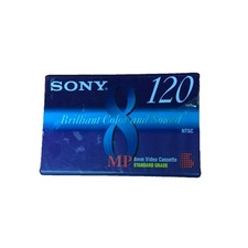 Sony 8mm Standard Video Cassette Tape 120 Min New Sealed MP