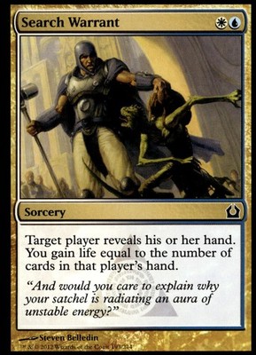Search Warrant Return to Ravnica #193 MTG TCG