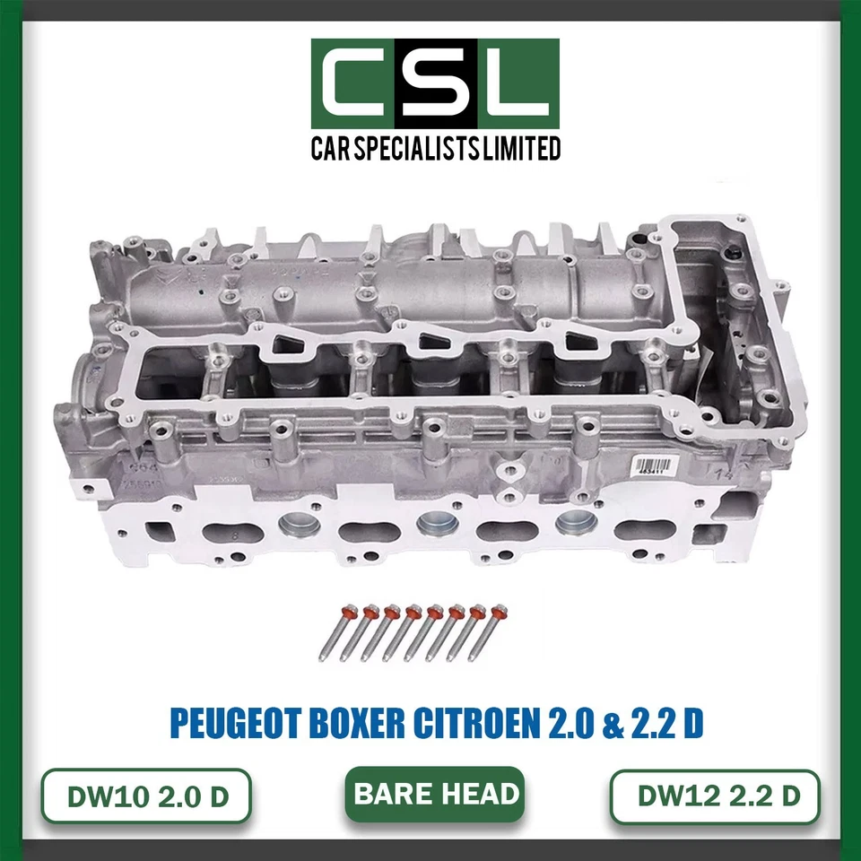 CITROEN BOXER 2.0 & 2.2 D BARE CYLINDER HEAD IN EX CAMSHAFT KIT DW10 DW12 EURO-6 - Image 4 of 4