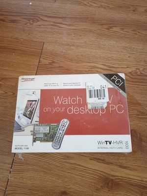Hauppauge Watch HDTV on your Desktop PC Model 1199 WINTV - Brand New