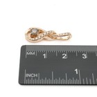 Le Vian 14k Rose Gold Chocolate Diamond Twist 25x10mm Pendant #JB672-5 — photo 7