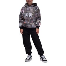 Jordan Tuta da Bambino MJ Brooklyn Aop Nero Codice 85F239-023