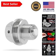 High-Performance M14x1.5MM Magnetic Oil Drain Plug - Neodymium Magnet, USA Made