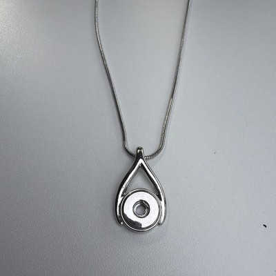 New Ginger Snap Charm Stainless Necklace 12mm Gingersnaps Petite Snaps 18  20 