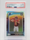 JAYDEN DANIELS 2024 DONRUSS OPTIC RATED ROOKIE HOLO  PRIZM B RC PSA 10 Q0004