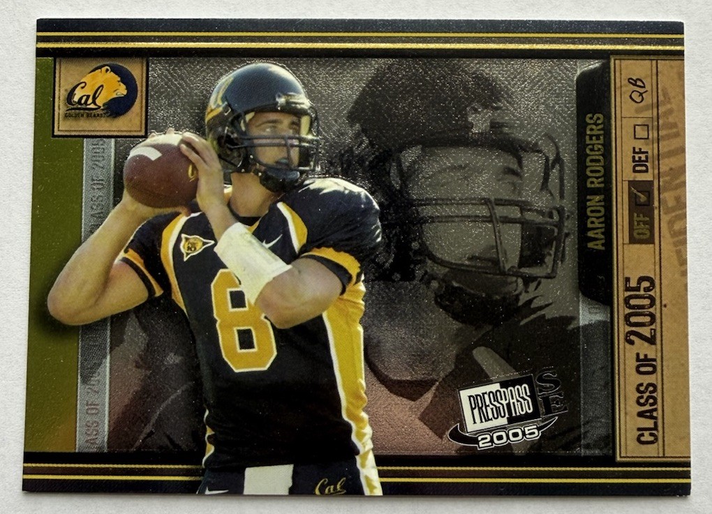 2005 Press Pass SE Class of 2005 Aaron Rodgers CL 1/9 Rookie RC Steelers