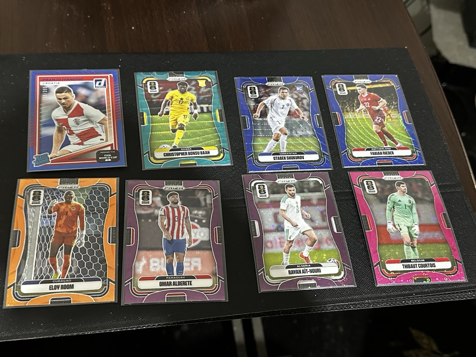 2026 Panini Prizm FIFA World Cup Soccer Autos 100+ Card Lot Numbered RC WhatNot view 8