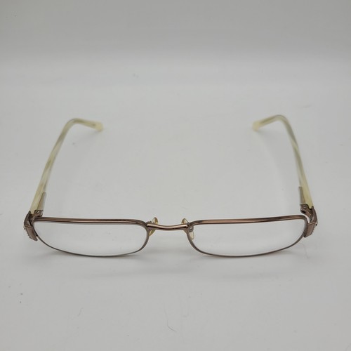 Versace Eyeglasses MOD. 1106-B 1106 Brown Marble Frame Italy 52[]17 130