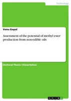 Assessment Of The Potential Of Methyl Ester Production From Non-Edible Oils Venu