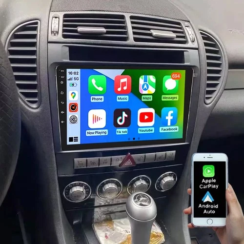 2+64G Für Mercedes-Benz SLK Class R171 Android 15 CarPlay Autoradio Navi GPS FM - Bild 1 von 18