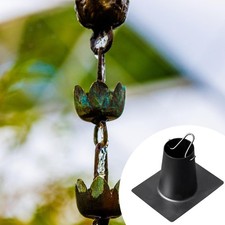Rain Chain Gutter Adaptor Garden Decoration for Backyard Outdoor