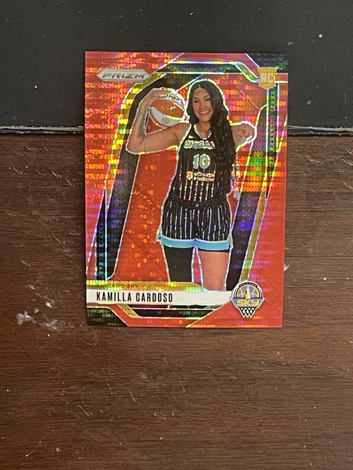 Kamilla Cardoso 2024 Panini Prizm #149 Rookie Variation Red Pulsar /299 Chicago