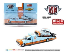 M2 1973 Chevy C30 Wedge Truck & 1978 Silverado 10 Bedless Gulf 39200 MJS07 1/64