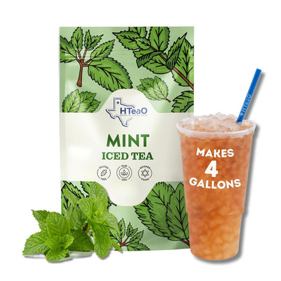 Mint Black Tea Packets   Makes 4 Gallons of Naturally Sweet Tea in 5 Minutes   L