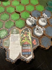 Heroscape - Aubrien Archers - 3d printed on b...