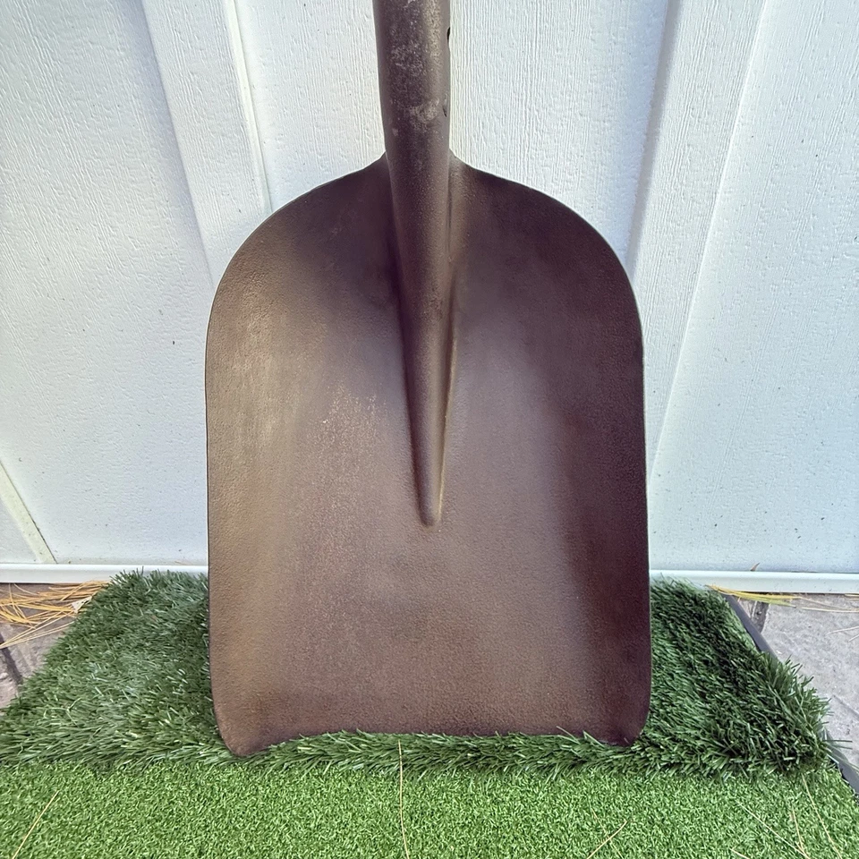 Vintage Ames True Temper “C.T.Co. STEEL” Grain Scoop Shovel Blue D Handle - Image 2 of 4