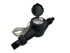 DAE MJP-100P 1 Lead Free Potable Plastic Water Meter, Pulse Output, NPT