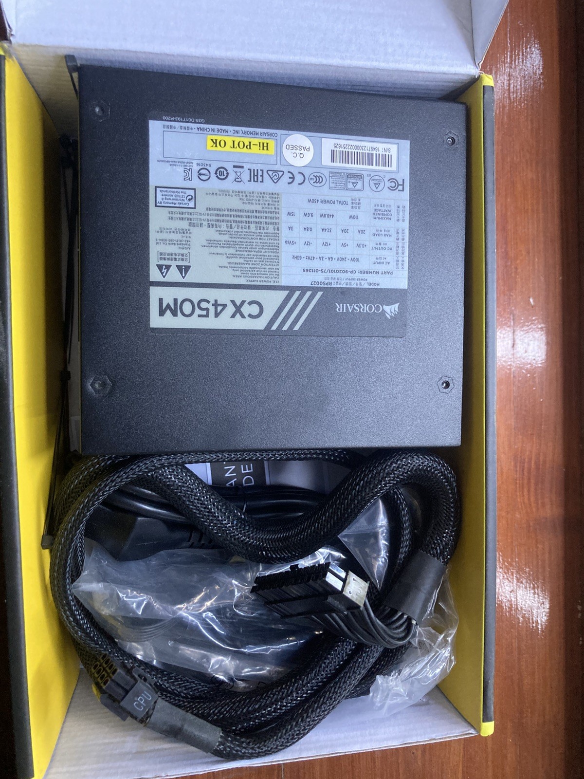 PSU Corsair CX450M