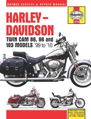 Haynes Werkstatthandbuch für H/Davidson FXSTB 1450 Softail Nachtzug 2003
