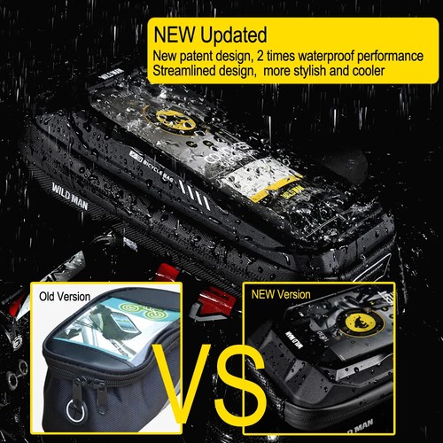 New Bike Phone Holder Bag Case Waterproof Cycling Bike Mount Stand Bag Handlebar - 第 15/22 張圖片