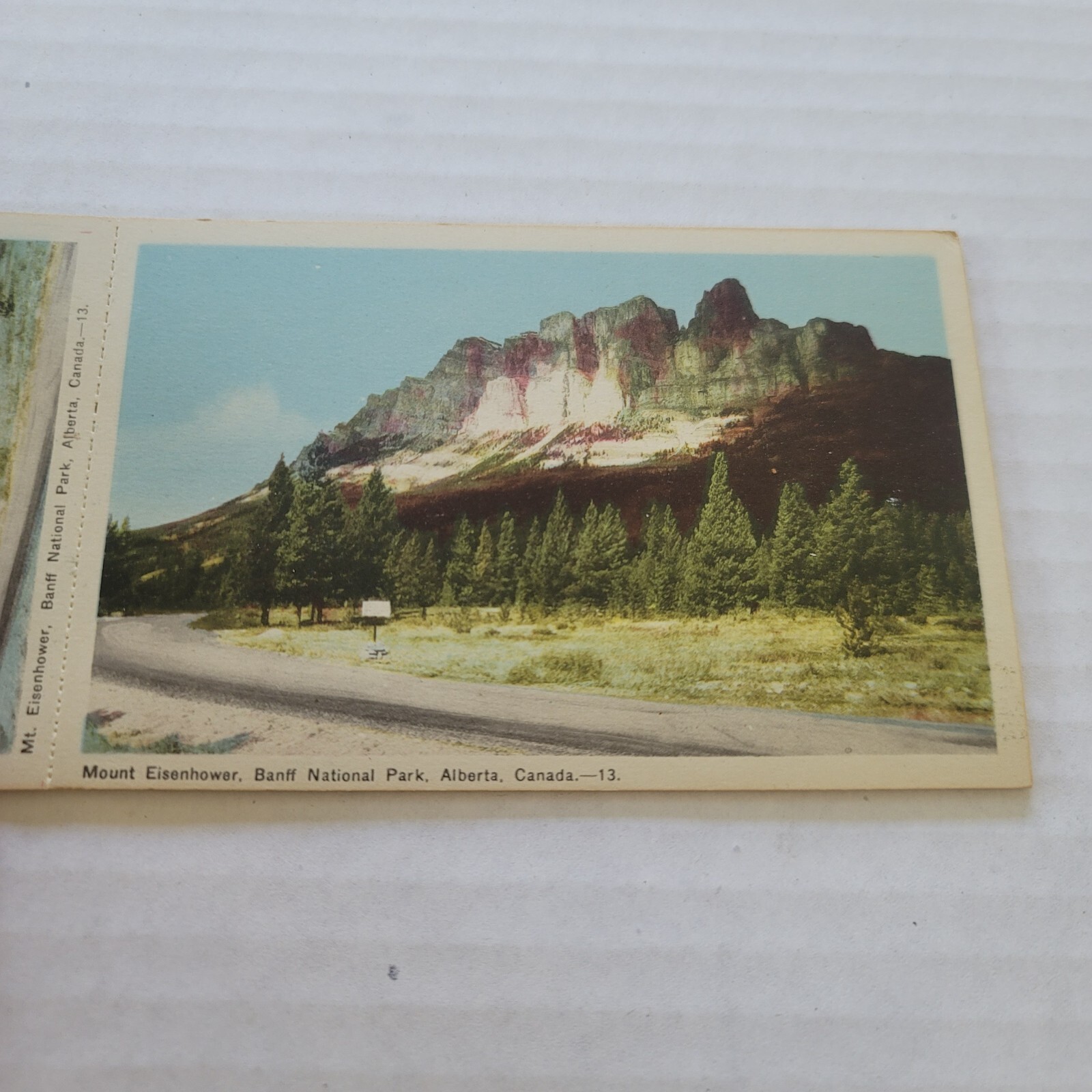 Vintage Banff Alberta Canada Miniature Postcard View Album 10 Postcards