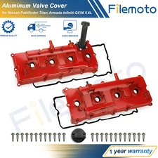 Aluminum Valve Cover LH&RH SET for Nissan Pathfinder Titan Armada Infiniti QX56