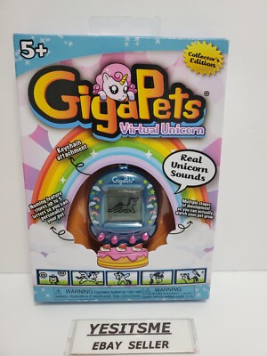 Giga Pets Virtual Unicorn Teal Collectors Edition Sealed 2nd Ed 2017 (New-other)